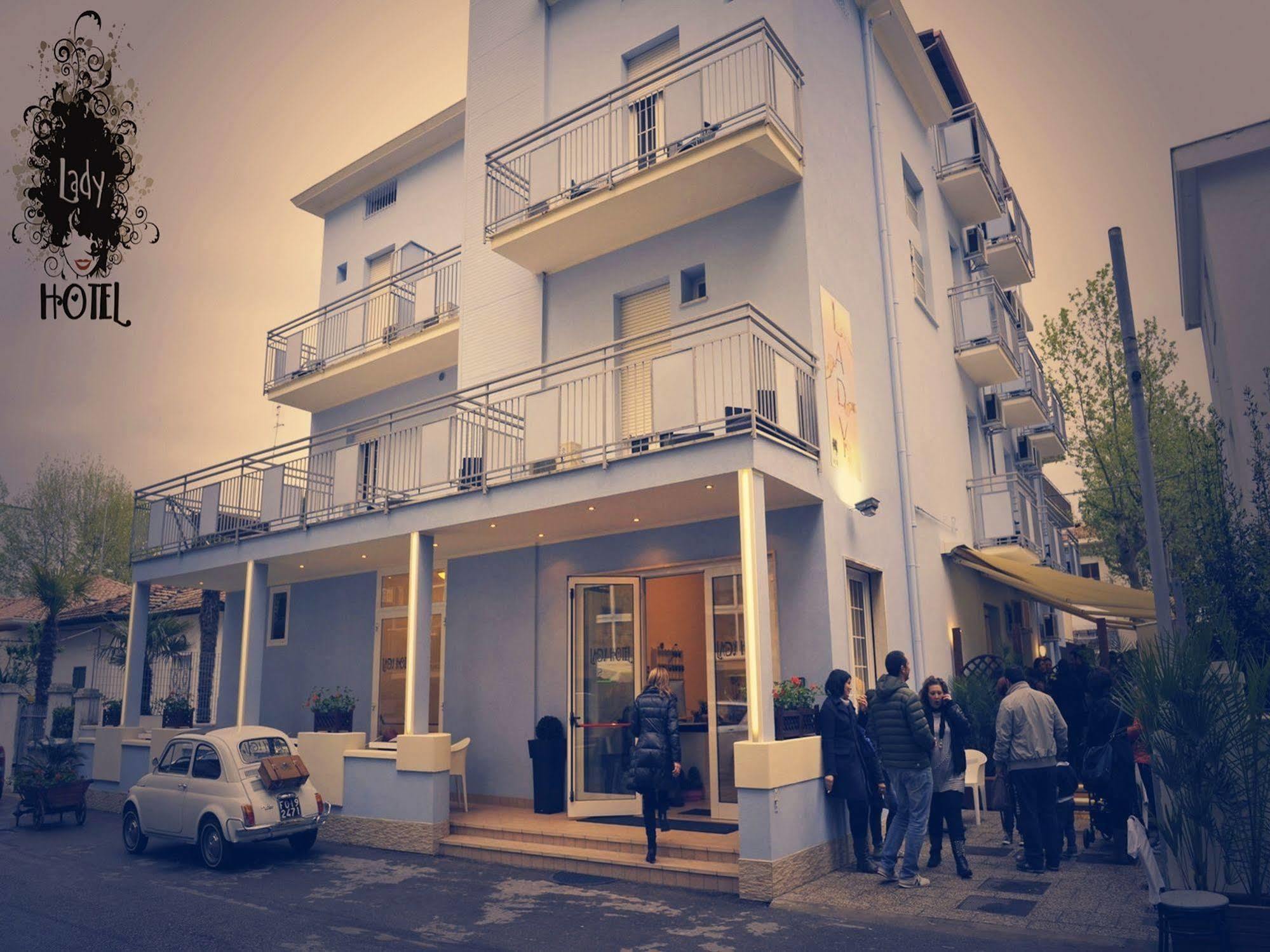 Hotel Lady Rímini Exterior foto