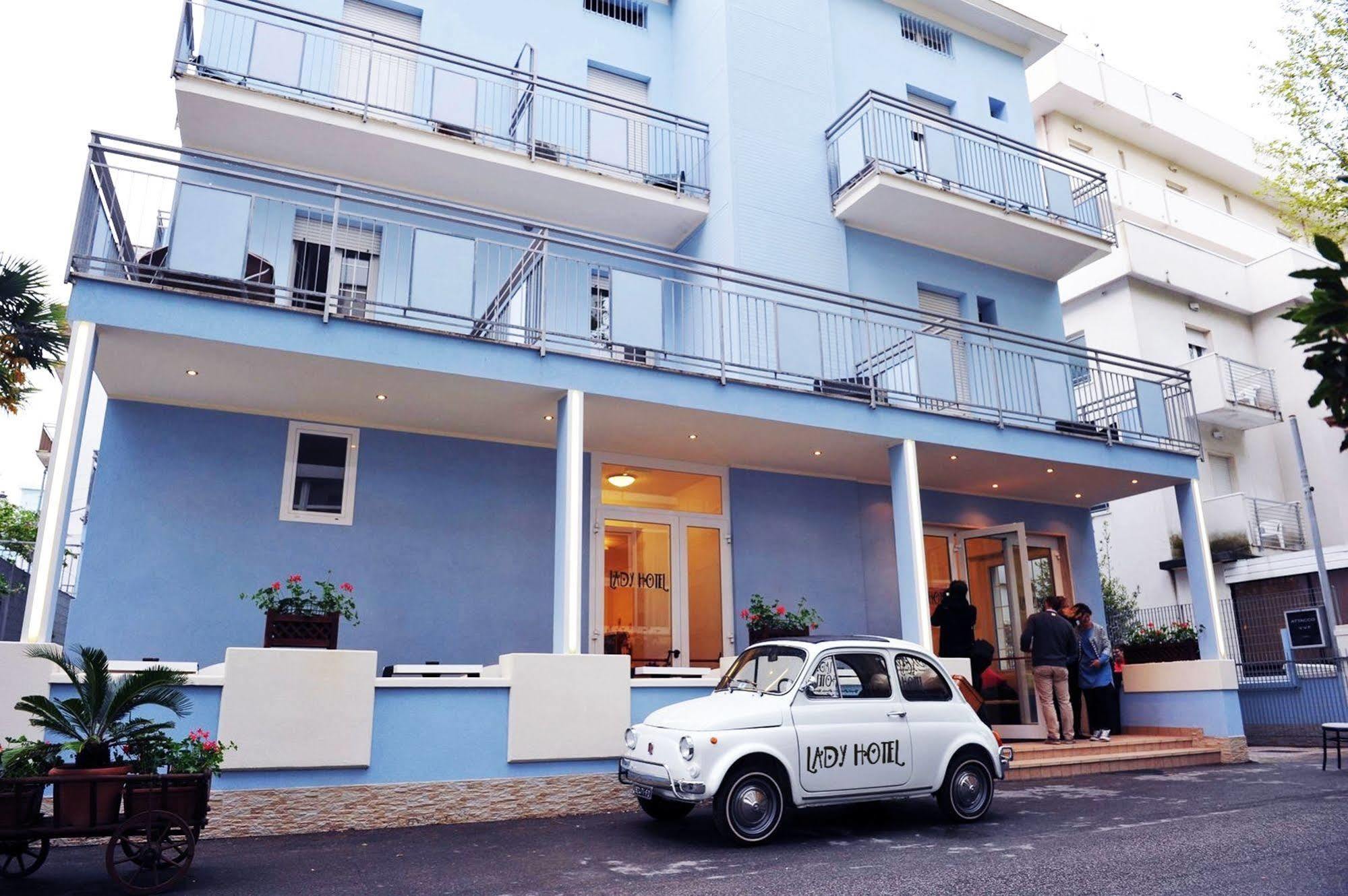 Hotel Lady Rímini Exterior foto